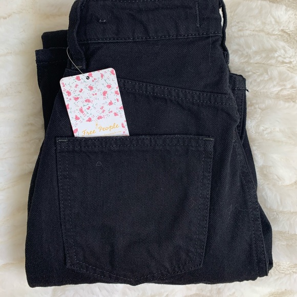 *SOLD* Free People Black Denim - Picture 4 of 6